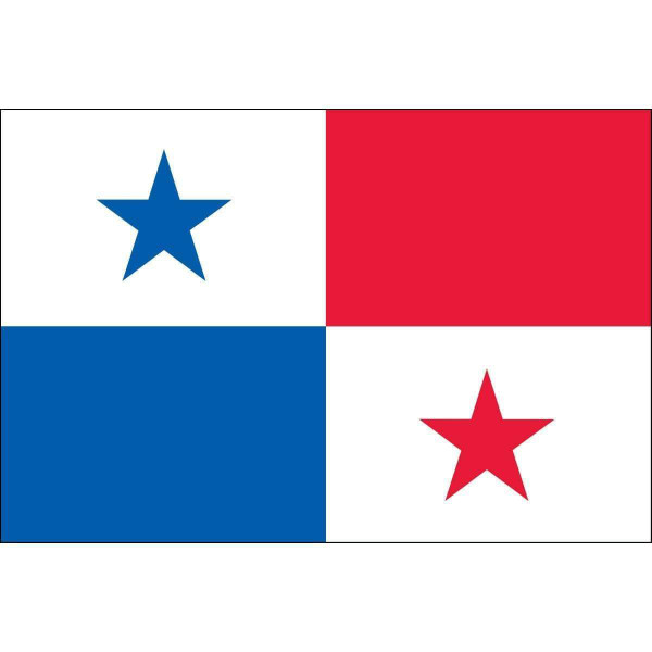 Panama 3 ft x 5 ft Nylon Dyed Flag (USA Made)