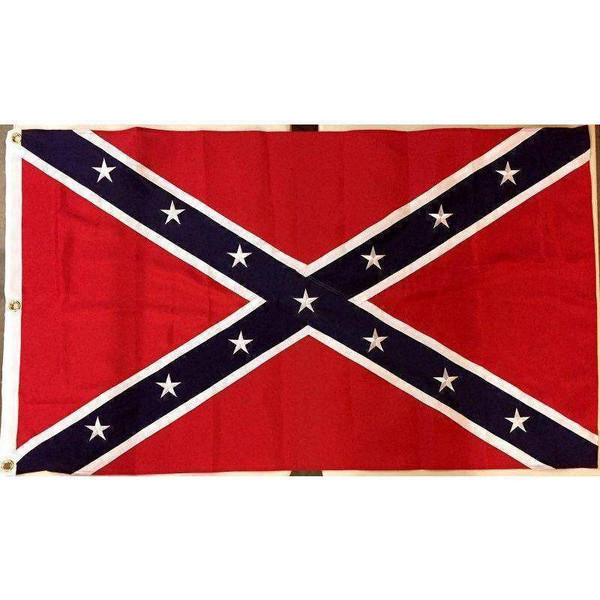 Rebel 2 ply Nylon Embroidered Flag 3 x 5 ft. Duplicate