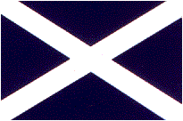 Scotland, St. Andrew's Cross, Fully Sewn 3 x 5 Nylon Flag (USA Made)
