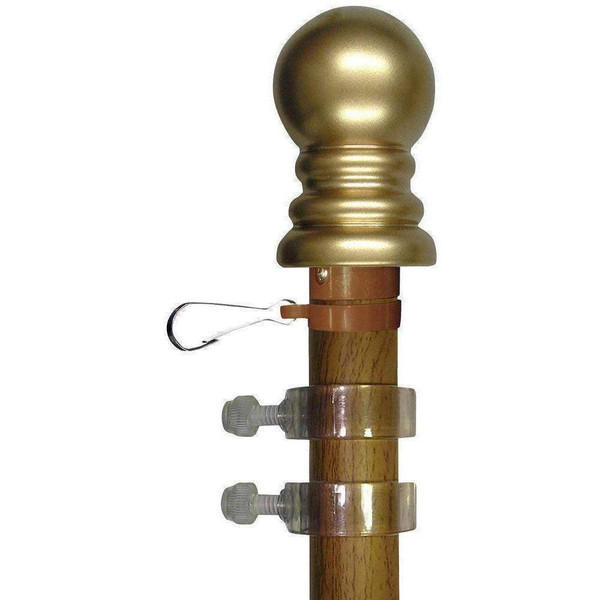 Aluminum Anti-Furl Rotating Poles for Flags 6ft and 5ft poles 1" Diameter