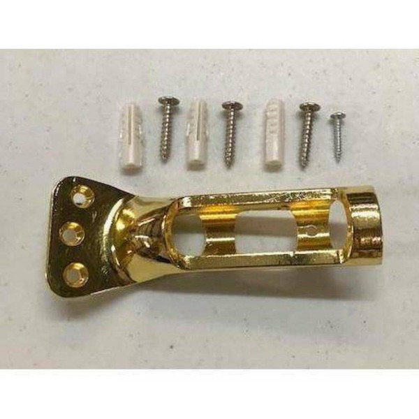 Brass Bracket with screws 1" diameter