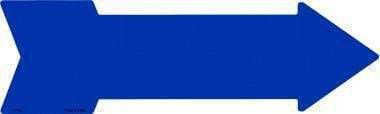 Blue Novelty Metal Arrow Sign A-103