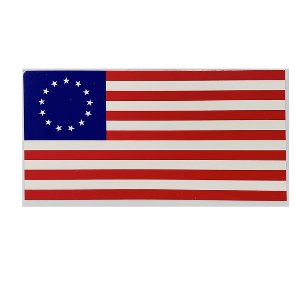 Betsy Ross Flag Bumper Sticker