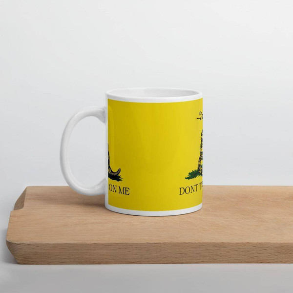 Gadsden Flag Mug Don't Tread on Me No Tyranny