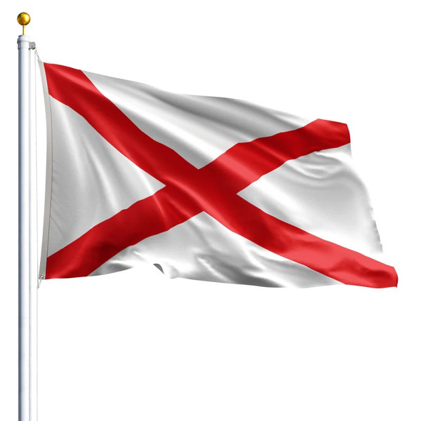 Alabama Flag - Outdoor - All Sizes - Nylon Made in USA