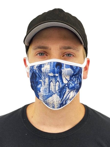 NYC Face Mask With Filter Pocket
