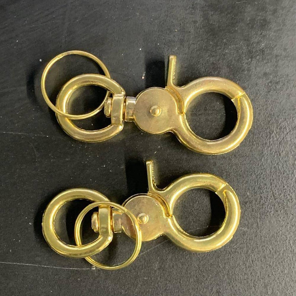 Brass Snaps Outrigger Clips Pair