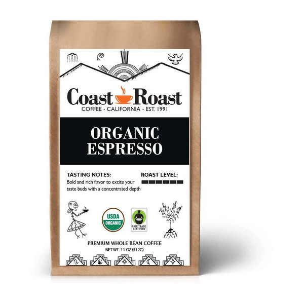 Espresso Whole Bean Organic Coffee