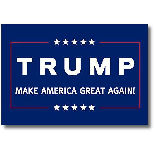 Trump Flag Make America Great Again Blue Made in USA