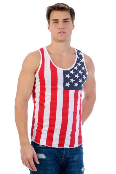 Patriotic American Flag Men's TANK