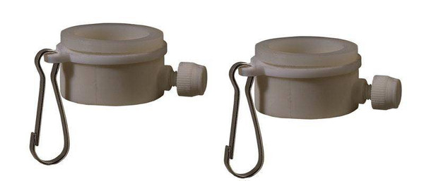 Valley Forge  1 in. L Plastic  Flag Mounting Rings  Brushed