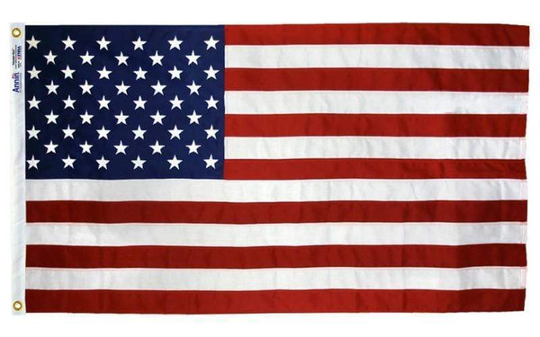 American Flag 2 1/2 ft x 4 ft  Made in USA 2 Grommets-1