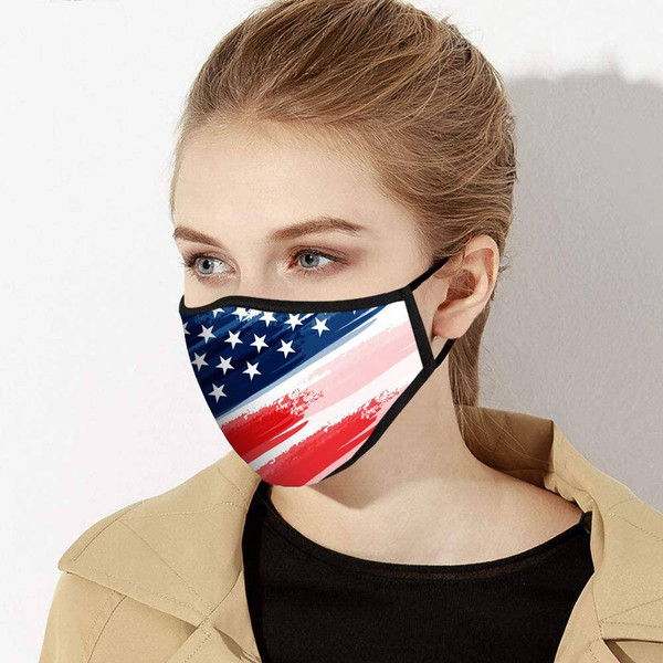 American Flag Face Mask - Made in USA-1