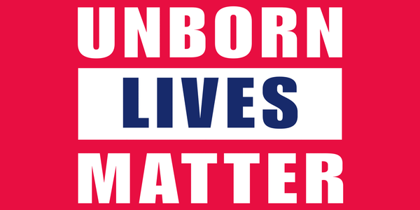 Unborn Lives Matter Bumper Sticker - Made in USA