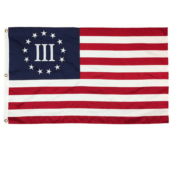 Nyberg Threepercenter  Flag - Made in USA