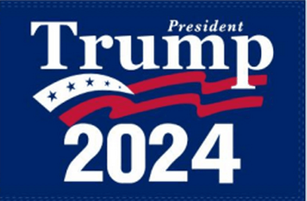 President Trump 2024 Flag - Blue - Standard
