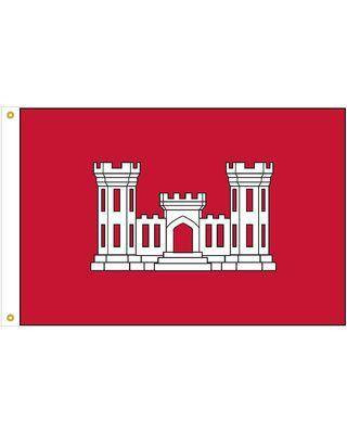 Corps of Engineers US Army Flag - Made in USA