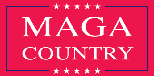 MAGA Country Bumper Sticker