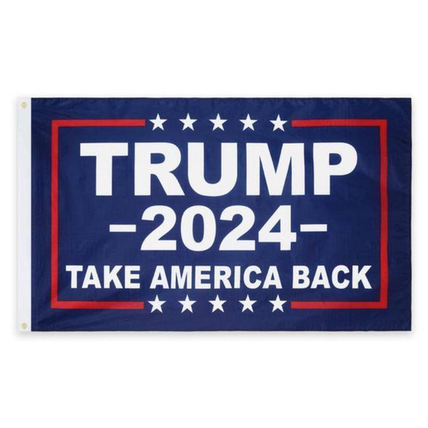 Trump 2024 Take America Back Flag - Made in USA