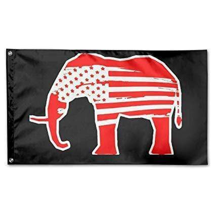 Elephant Republican USA Flag Custom Flag - Made in USA