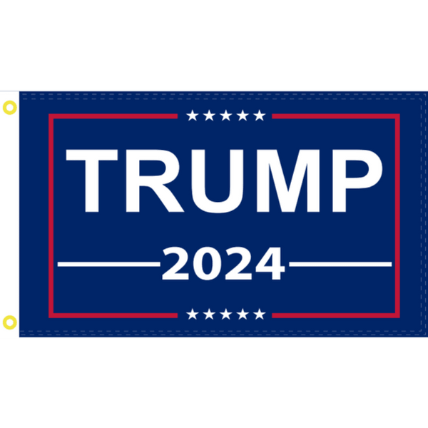 Trump 2024 Double Sided Flag