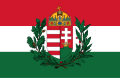Hungary 1896 Coat of Arms 2x3 ft. - Rough Tex