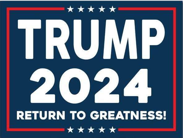 Trump Flag 2024 Return To Greatness - Made in USA