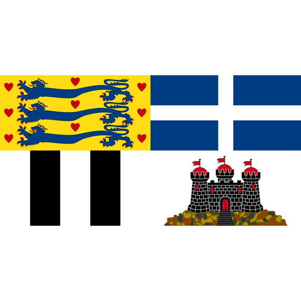 Royal Standard of the Prince Philip, Duke of Edinburgh Flag - Made in USA