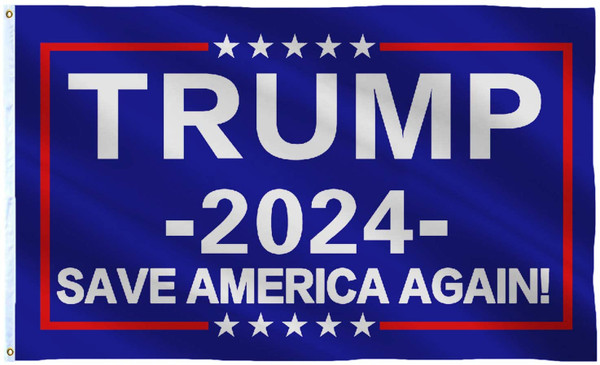 Trump 2024 Save America Again Flag - Made in USA
