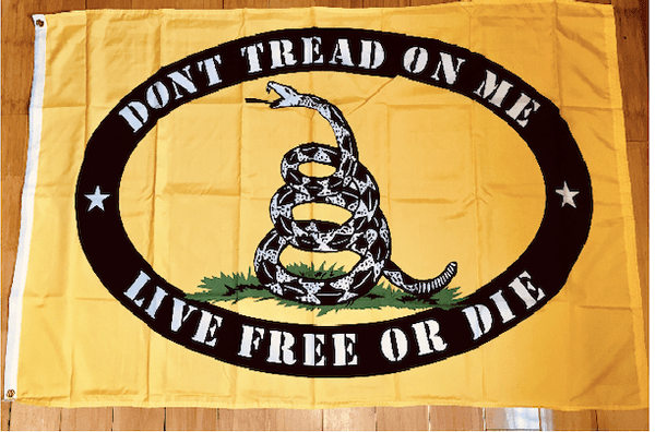 Gadsden Live Free or Die Don't Tread on Me Flag - Made in USA
