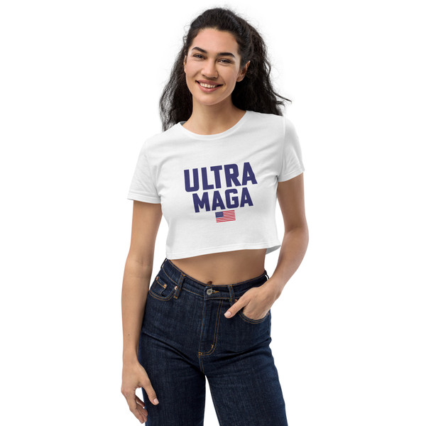 Ultra MAGA Organic Crop Top