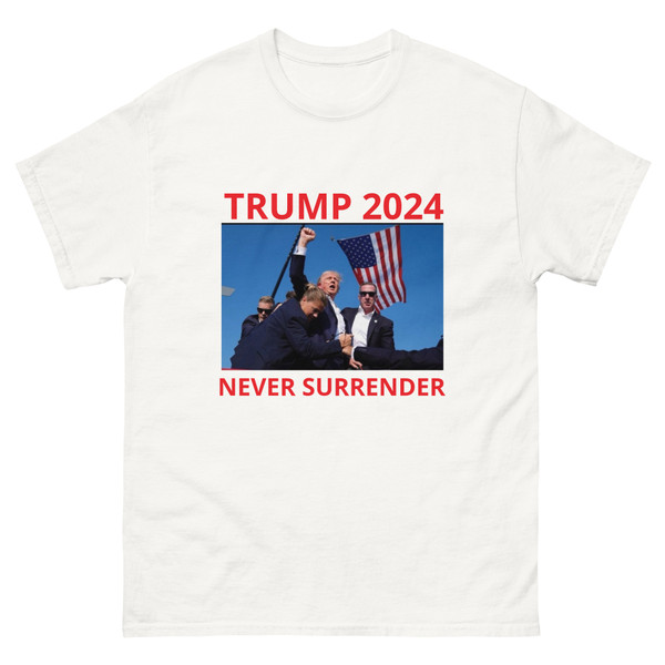 Trump Never Surrender Unisex classic tee