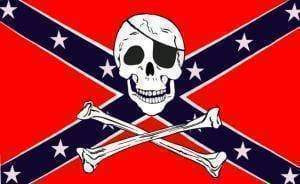 Rebel Pirate Flag 3x5 Economical