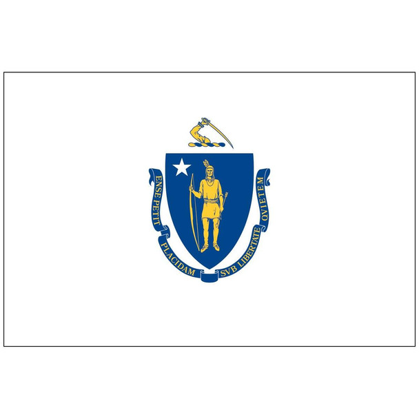 State of Massachusetts Flag 3x5 ft Economical