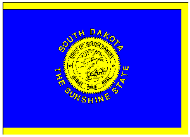 State of South Dakota Flag 3 X 5 ft. Standard