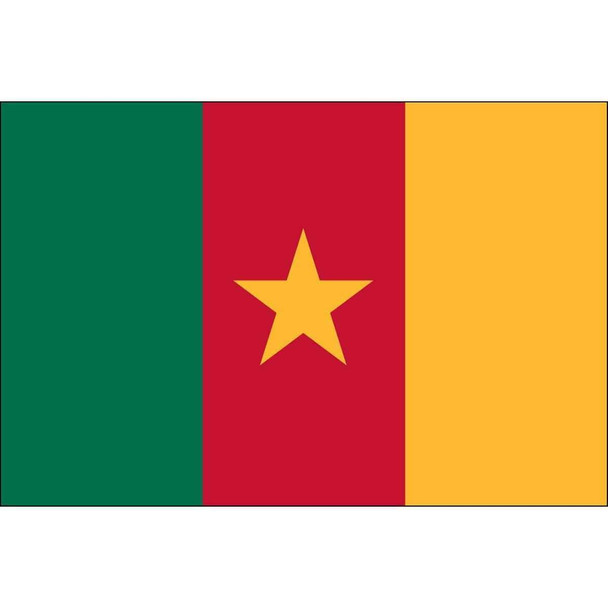 Cameroon Flag 3 X 5 ft. Standard