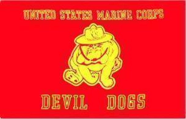 Marines Devil Dogs Flag 3 X 5 ft. Standard