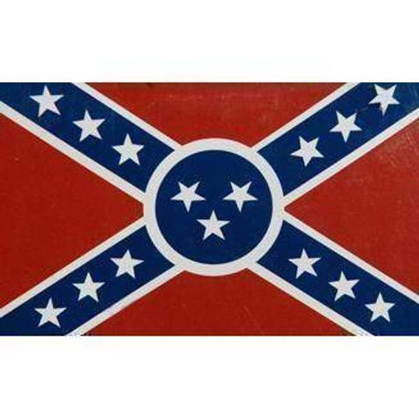 Confederate Tennessee Division Flag -Tennessee Rebel Flag 3x5 ft. Economical