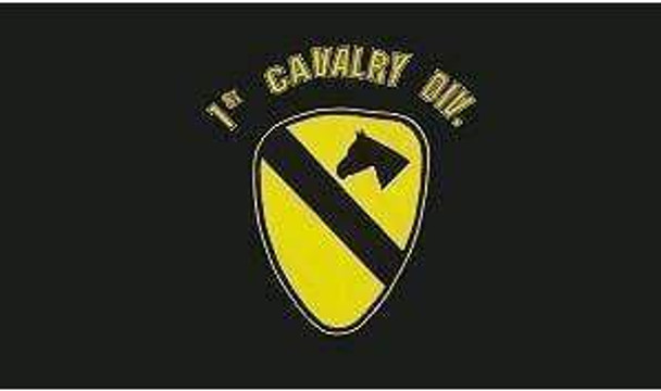 1st Cavalry Division (Black) Flag 3 X 5 ft. Standard