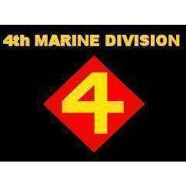 4th Marine Division Flag 3 X 5 ft. Standard