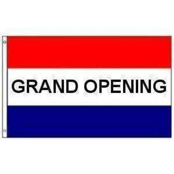 Grand Opening Flag (sign flag) 3x5 ft. Economical