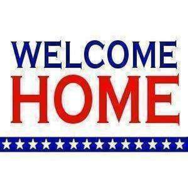 Welcome Home (sign flag) 3 X 5 ft. Standard