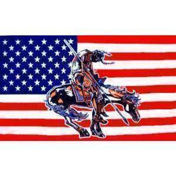 USA Indian End of Trail Flag 3 X 5 ft. Standard