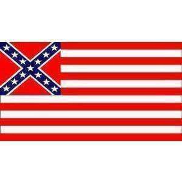 Rebel & USA 3 X 5 ft. Standard Flag (US REBEL)