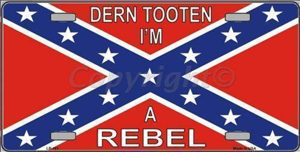 Rebel Dern Tooten Flag 3 X 5 ft. Standard