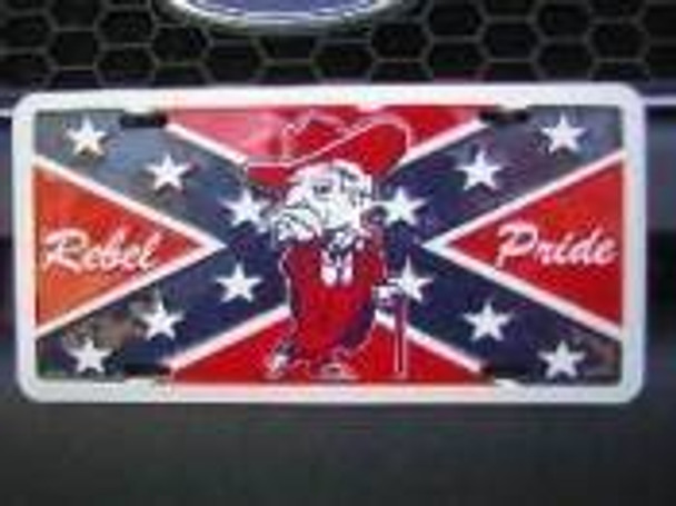 Rebel Pride License Plate