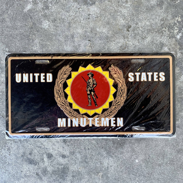 US Minutemen License Plate
