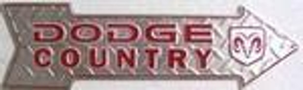 Dodge Country Arrow Sign