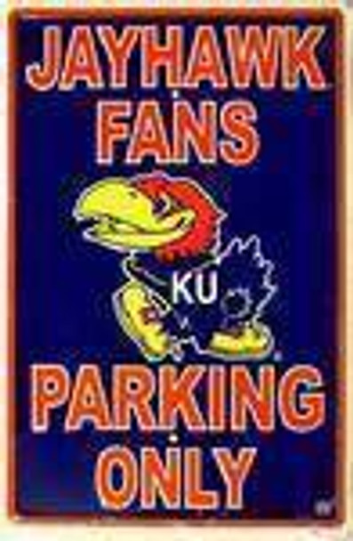 Kansas Jayhawks Fans Parking Only