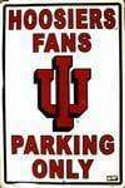 Indiana Hoosiers Fans Parking Only